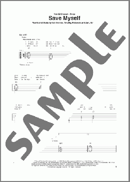 Save Myself(Ed Sheeran) 楽譜 ギター（その他） ダウンロード