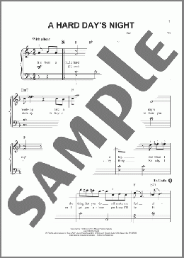 A Hard Day's Night(The Beatles) 楽譜 その他