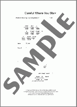 Careful Where You Stand(Coldplay) 楽譜 ギター（コード） ダウンロード