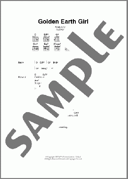 Golden Earth Girl(Paul McCartney) 楽譜 ギター（コード） ダウンロード