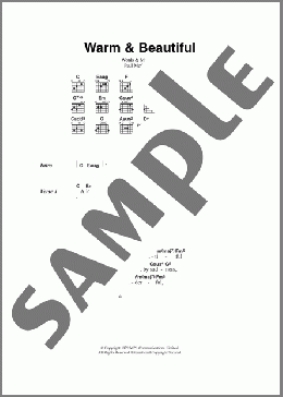 Warm And Beautiful(Paul McCartney) 楽譜 ギター（コード） ダウンロード