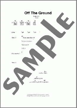 Off The Ground(Paul McCartney) 楽譜 ギター（コード）