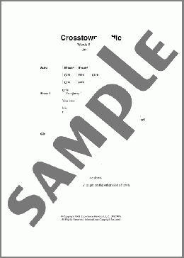 Crosstown Traffic(Jimi Hendrix) 楽譜 ギター（コード） ダウンロード