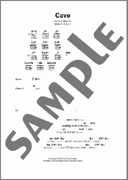 Cave(Muse) 楽譜 ギター（コード）