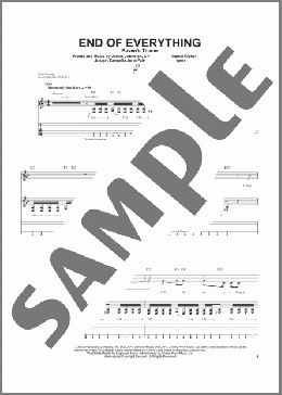 End Of Everything(Stereomud) 楽譜 ギター（ソロ）