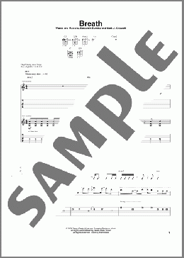 Breath(Breaking Benjamin) 楽譜 ギター（ソロ）