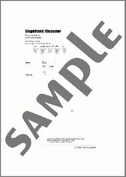 Magnificent Obsession(Steven Curtis Chapman) 楽譜 ギター（コード） ダウンロード