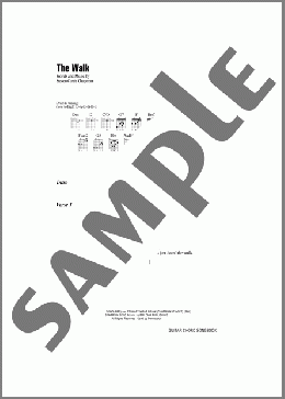 The Walk(Steven Curtis Chapman) 楽譜 ギター（コード）