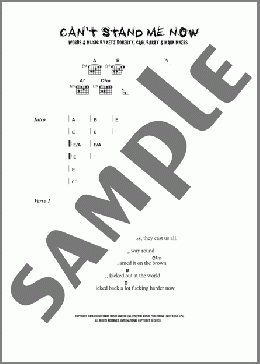 Can't Stand Me Now(The Libertines) 楽譜 ギター（コード）