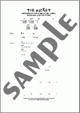 The Bucket(Kings Of Leon) 楽譜 ギター（コード） ダウンロード