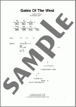 Gates Of The West(The Clash) 楽譜 ギター（コード）