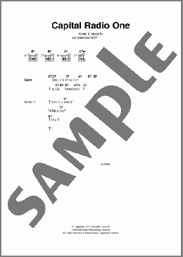 Capital Radio One(The Clash) 楽譜 ギター（コード） ダウンロード