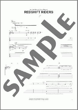 Redshift Riders(Joe Satriani) 楽譜 ギター（ソロ） ダウンロード