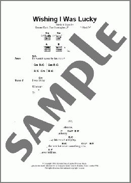 Wishing I Was Lucky(Wet Wet Wet) 楽譜 ギター（コード）
