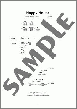 Happy House(Siouxsie & The Banshees) 楽譜 ギター（コード） ダウンロード