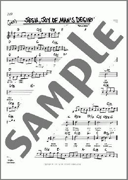 Jesu, Joy Of Man's Desiring(Johann Sebastian Bach) 楽譜 その他 ダウンロード