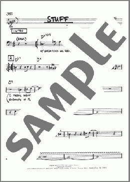 Stuff(Miles Davis) 楽譜 その他 ダウンロード