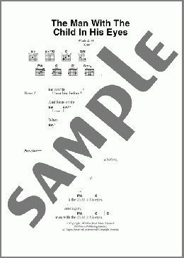 The Man With The Child In His Eyes(Kate Bush) 楽譜 ギター（コード）