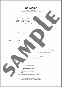 Squealer(AC／DC) 楽譜 ギター（コード）