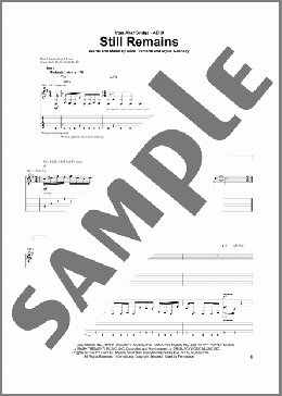 Still Remains(Alter Bridge) 楽譜 ギター（ソロ） ダウンロード