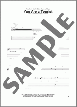 You Are A Tourist(Death Cab For Cutie) 楽譜 ギター（ソロ）