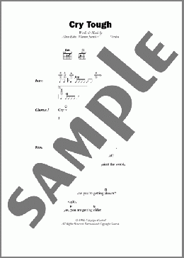 Cry Tough(Alton Ellis) 楽譜 ギター（コード） ダウンロード