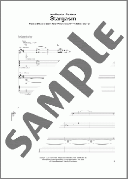 Stargasm(Mastodon) 楽譜 ギター（ソロ）