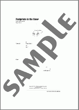 Footprints In The Snow(Rupert Jones) 楽譜 ギター（コード）