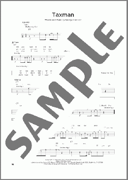 Taxman(The Beatles) 楽譜 その他