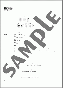 Warehouse(Dave Matthews Band) 楽譜 ギター（コード）