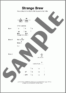 Strange Brew(Cream) 楽譜 ギター（コード） ダウンロード