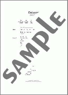 Debaser(The Pixies) 楽譜 ギター（コード）