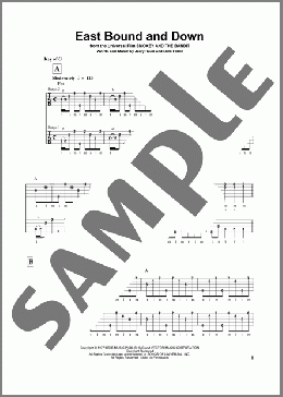 East Bound And Down(Jerry Reed) 楽譜 その他