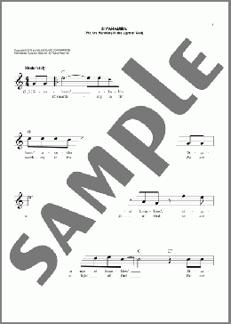 Siyahamba (We Are Marching In The Light Of God)(African Folksong) 楽譜 その他 ダウンロード