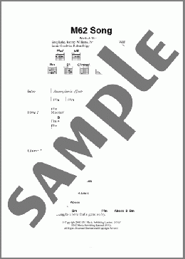 M62 Song(Doves) 楽譜 ギター（コード）