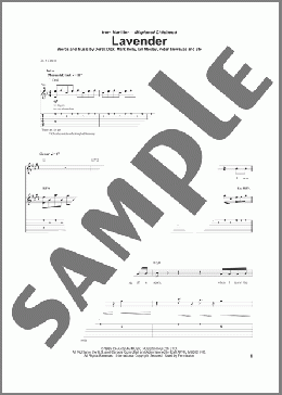 Lavender(Marillion) 楽譜 ギター（ソロ）