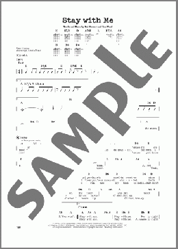 Stay With Me(Rod Stewart) 楽譜 ギターリード
