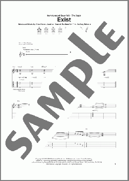 Exist(Avenged Sevenfold) 楽譜 ギター（ソロ）