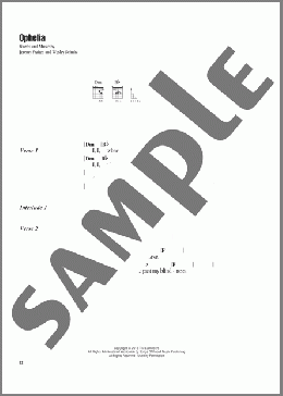 Ophelia(The Lumineers) 楽譜 ギター（コード）
