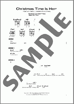 Christmas Time Is Here(Lee Mendelson/Vince Guaraldi) 楽譜 その他