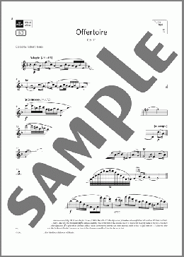 Offertoire, Op. 12 (Grade 7 List B3 from the ABRSM Flute syllabus from 2022)(Johannes Donjon) 楽譜 フルート ダウンロード