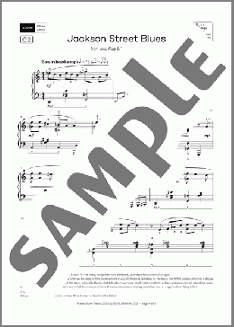 Jackson Street Blues (Grade 5, list C2, from the ABRSM Piano Syllabus 2025 & 2026)(Martha Mier) 楽譜 ピアノ（ソロ）