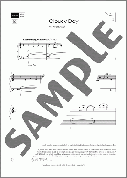 Cloudy Day (Grade 2, list B3, from the ABRSM Piano Syllabus 2025 & 2026)(Christopher Norton) 楽譜 ピアノ（ソロ）