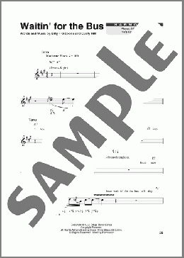 Waitin' For The Bus(ZZ Top) 楽譜 ハーモニカ