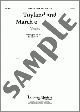 Toyland and March Of The Toys (arr. Sandra Lentner) - Full Score(Victor Herbert) 楽譜 オーケストラ（パート）