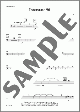 Interstate 90 - Trombone 2(Alan Shulman) 楽譜 その他