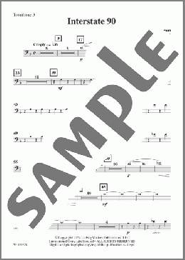 Interstate 90 - Trombone 3(Alan Shulman) 楽譜 その他