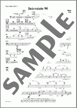 Interstate 90 - Euphonium BC(Alan Shulman) 楽譜 その他