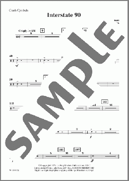 Interstate 90 - Crash Cymbals(Alan Shulman) 楽譜 その他