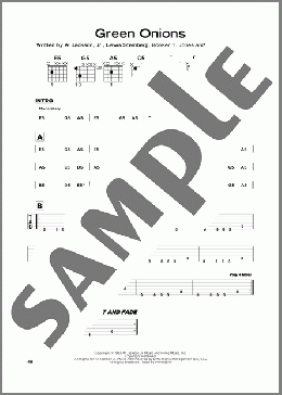 Green Onions(Booker T. & The MG's) 楽譜 その他